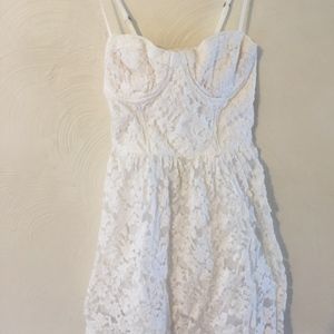 Abercrombie & Fitch White Lace Dress